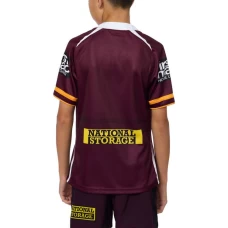 Brisbane Broncos Rugby Kids Home Jersey 2025