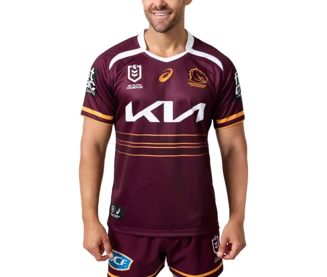 Brisbane Broncos Rugby Mens Home Jersey 2025