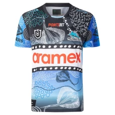 Cronulla-Sutherland Sharks Rugby Mens Indigenous Jersey 2024