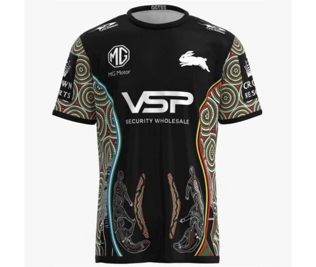 South Sydney Rabbitohs Rugby Mens Indigenous Training Tee 2023