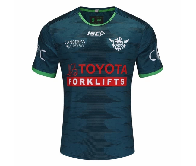 Canberra Raiders Rugby Mens Jungle Training Tee 2025